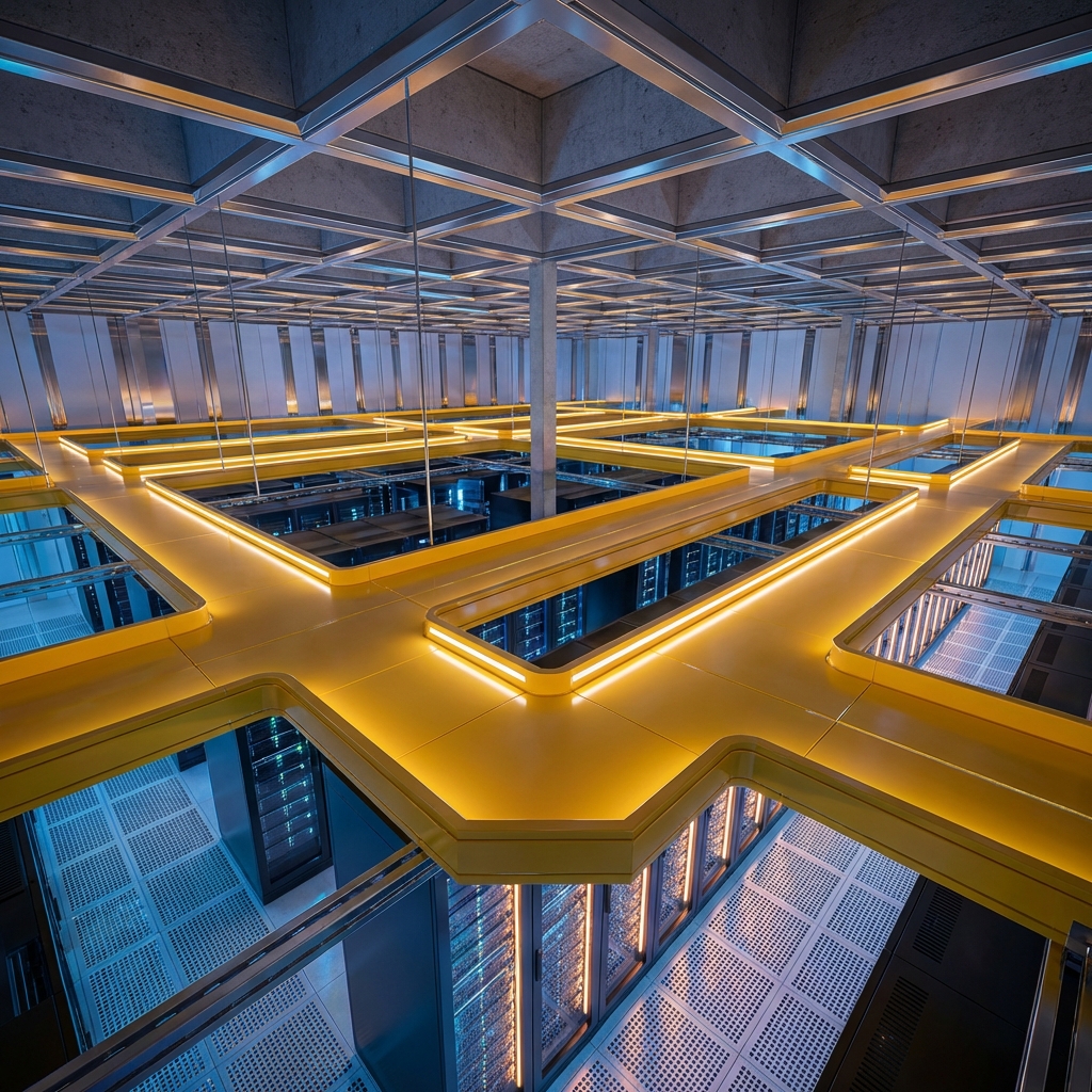 Raised Access Floor System (Matte Black)